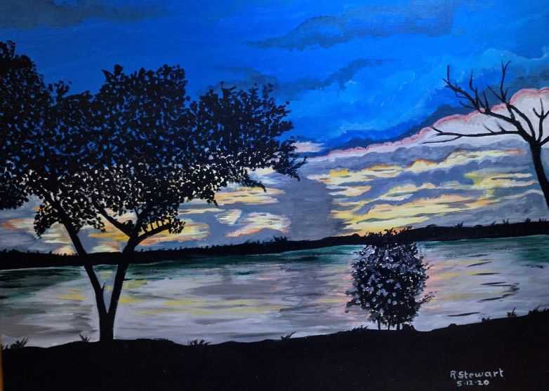 Painting by Ron Stewart